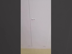 0.6mm Tebal 2 Pintu Baja Locker Flush Door Frameless Steel Office Locker