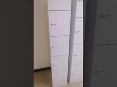 SPCC 5 Pintu Loker Baja Loker Kantor Logam Tebal 0.6MM