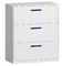 3 Drawer Vertical Metal File Cabinet Cold Rolling Steel Plate For Office