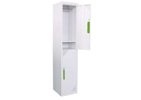 Vertical Steel Wardrobe Lockers 2 Door For Office / School / Hotel / Hospital