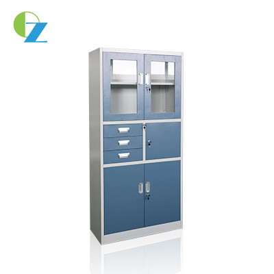 Metal Storage KD Structure Steel Office Cupboard 1850*900*400MM