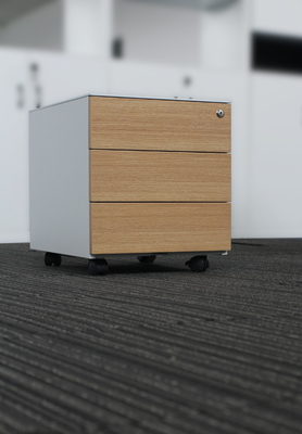 Steel Mobile Pedestal Cabinet Storage With 3 Drawders
