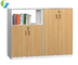 5mm Edge Slim Metal Storage Cabinet 2 Tier Cupboard 1 Open Shelf